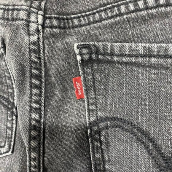 Levi's Vintage 524 Too Superlow Skinny Jeans Black/Grey Size 7 - Picture 6 of 14